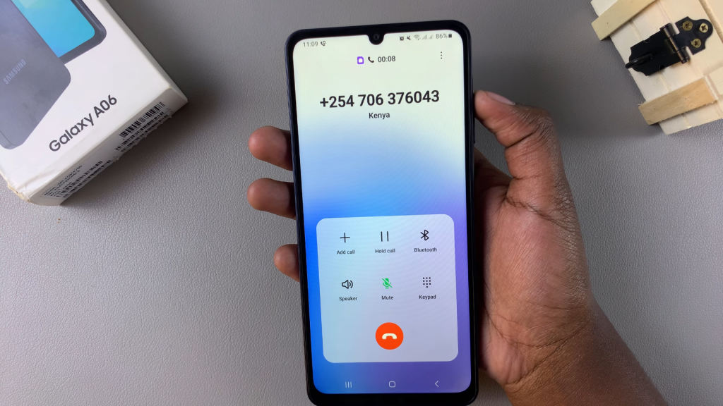 Answer & End Calls With Physical Buttons On Samsung Galaxy A06