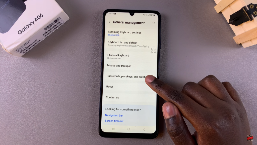 Add Google Password Manager Shortcut To Home Screen On Samsung Galaxy A06