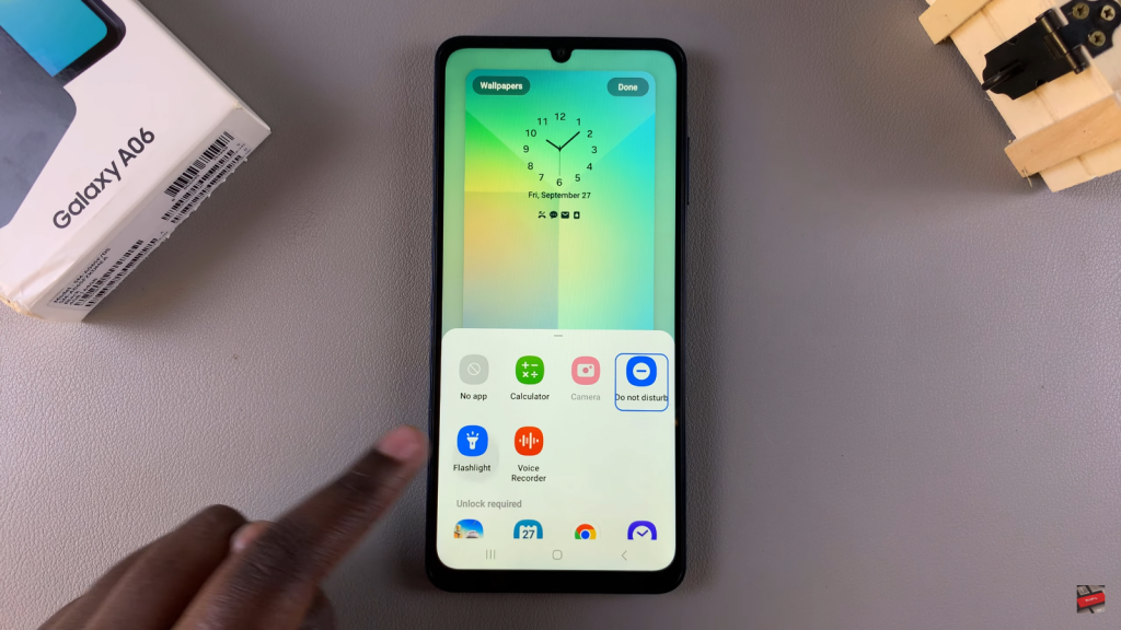 How To Add Torch To Lock Screen On Samsung Galaxy A06