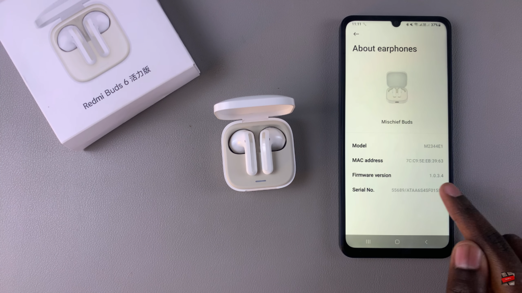 Check Software Version On Redmi Buds 6