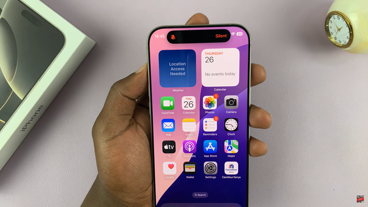 Turn ON Silent Mode On iPhone 16