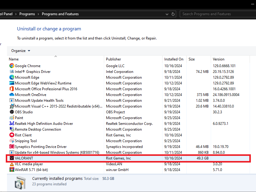 How To Uninstall Valorant