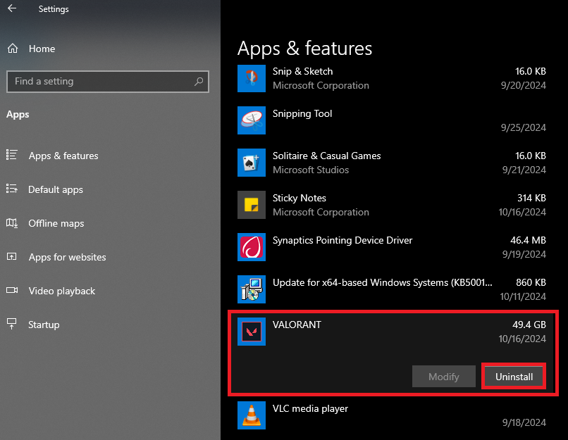 How To Uninstall Valorant