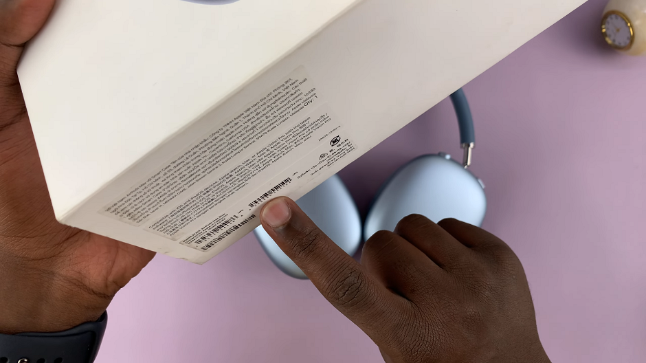 How To Check Serial Number On AirPods Max Box