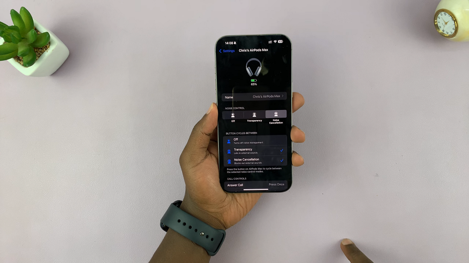 How To Enable Noise Canceling On AirPods Max