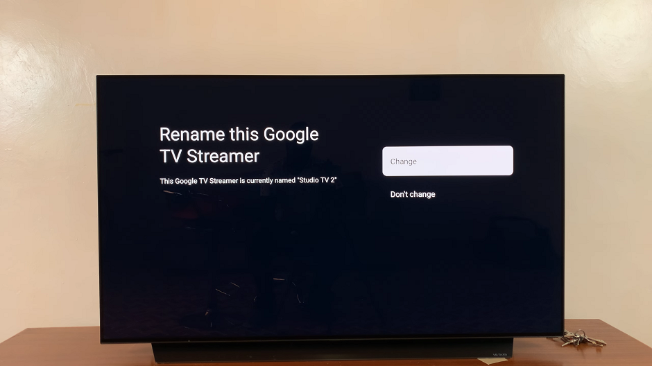 Rename Google TV Streamer