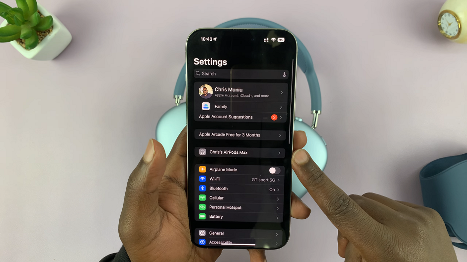 AirPods Max On iPhone