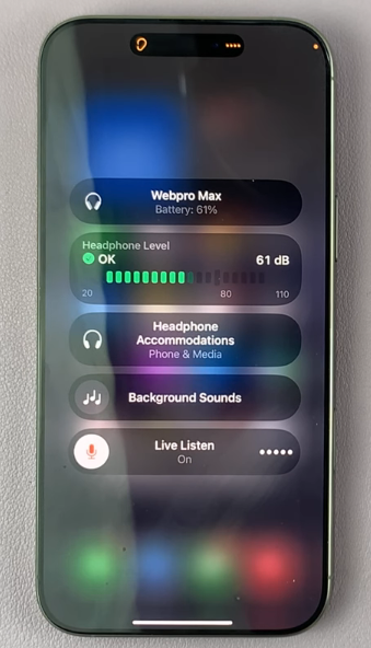 Use Live Listen Feature On AirPods Max