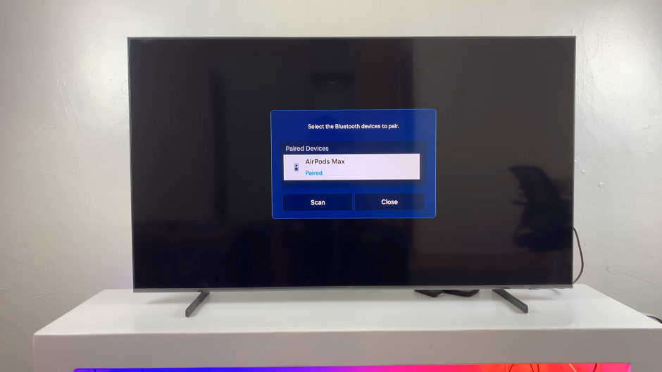 Bluetooth Paired devices On Smart TV