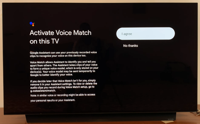 Activate Voice Match On Google Tv Streamer