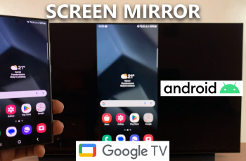 How To Screen Mirror Android Phone To Google TV Streamer 4K