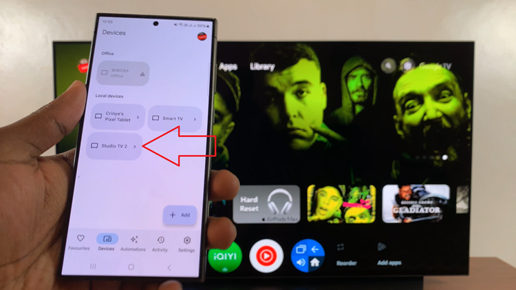 Screen Mirror Android Phone To Google TV Streamer 4K