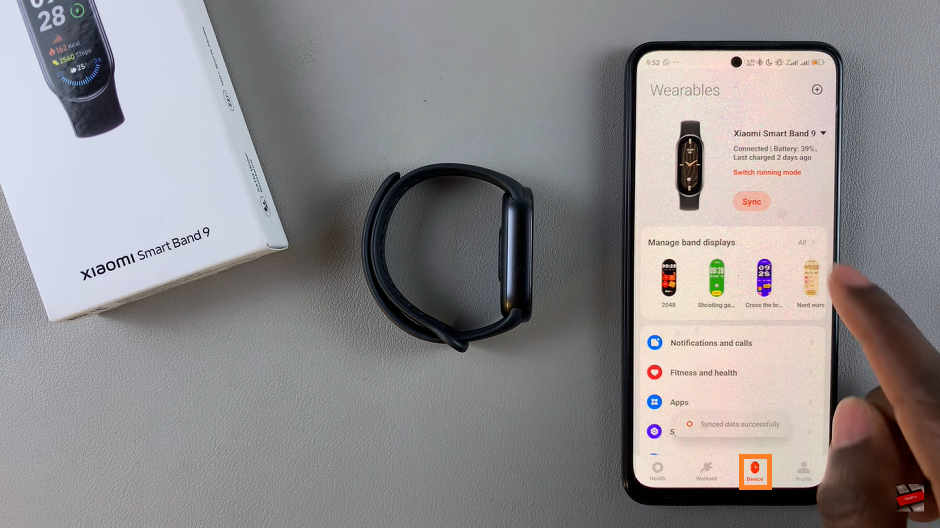 How To Remove Watch Faces on Xiaomi Smart Band 9 using the Xiaomi Mi Fitness app.