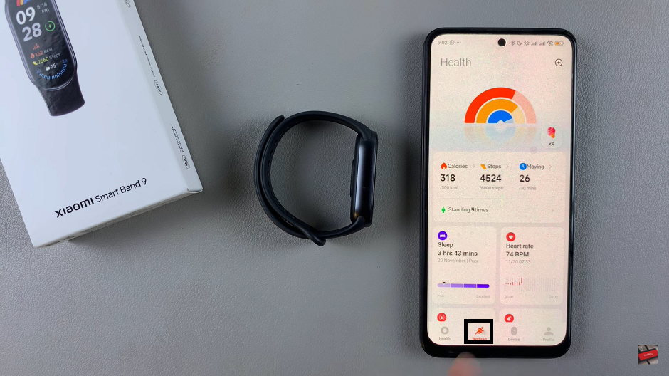 How To Find Workout History On Xiaomi Smart Band 9