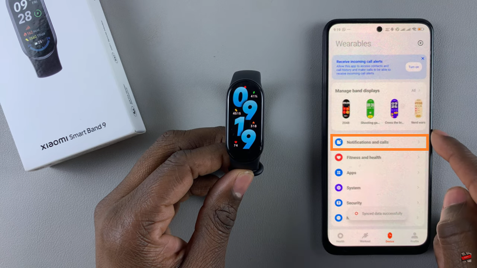 How To Allow Incoming Calls Notifications On Xiaomi Smart Band 9