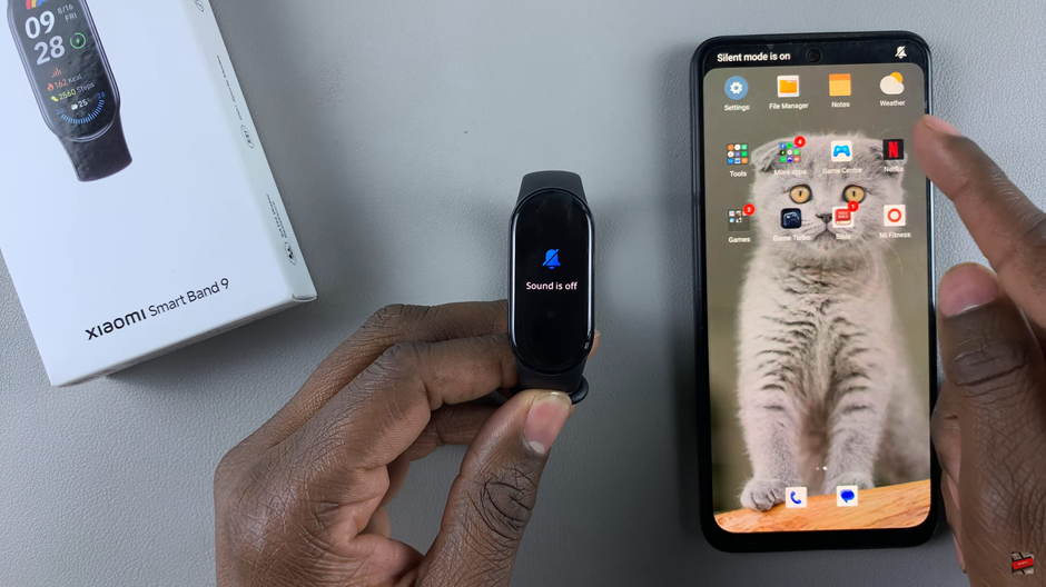 How To Turn Silent Mode ON & OFF On Your Phone Using Xiaomi Smart Band 9