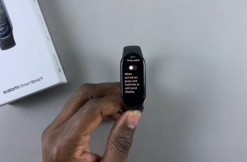 How To Enable / Disable ‘Press To Hold Screen’ On Xiaomi Smart Band 9