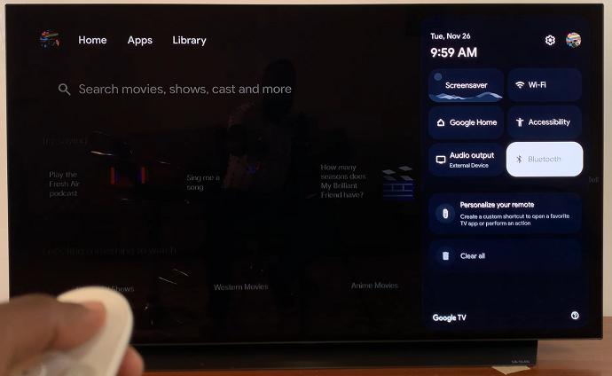 Bluetooth On Google TV Streamer