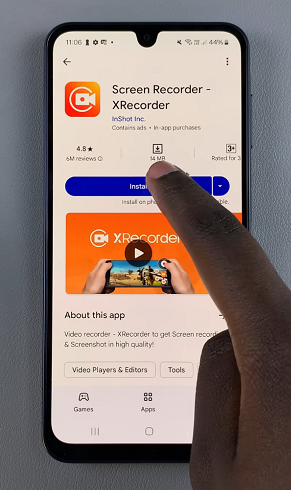 How To Install XRecorder On Samsung Galaxy A16