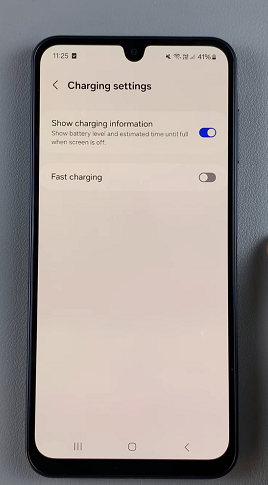 How To Enable Fast Charging On Samsung Galaxy A16