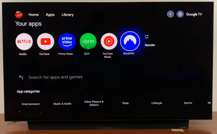 Your Apps On google Tv Streamer