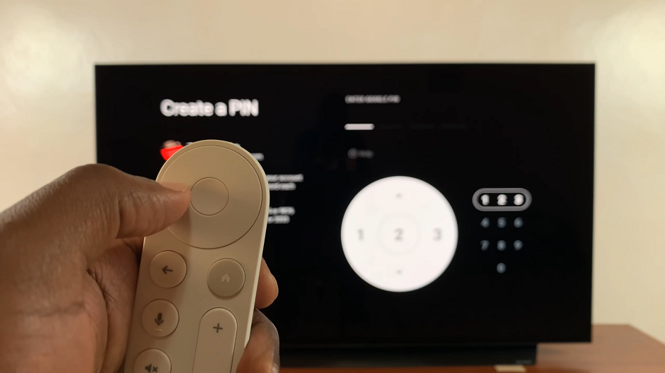 Create PIN On Google TV Streamer 4K