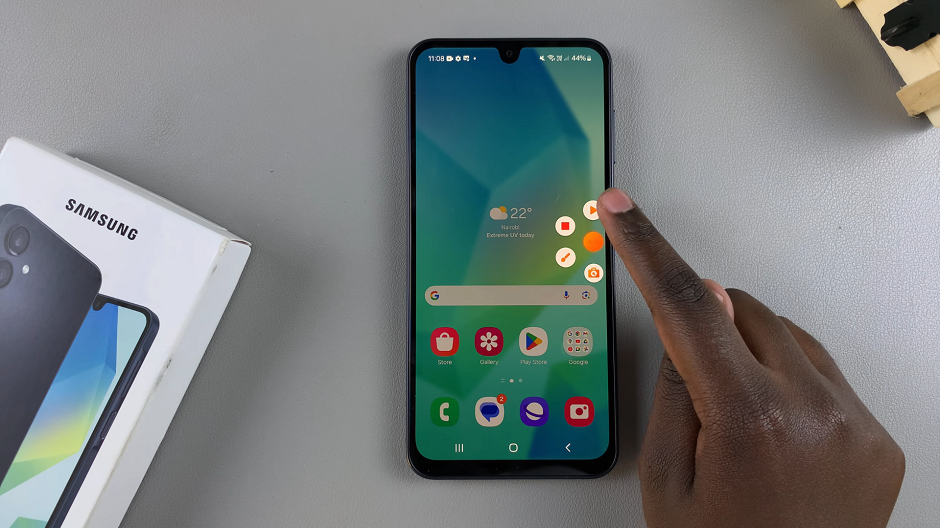 Pause Screen Recording On Samsung Galaxy A16