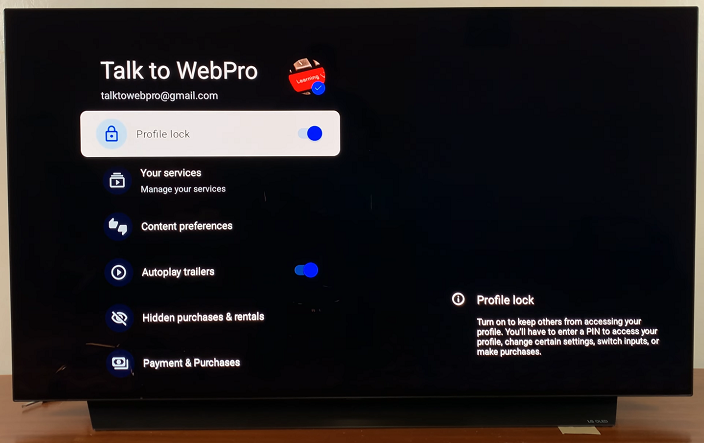 How To Enable Profile Lock On Google TV Streamer 4K