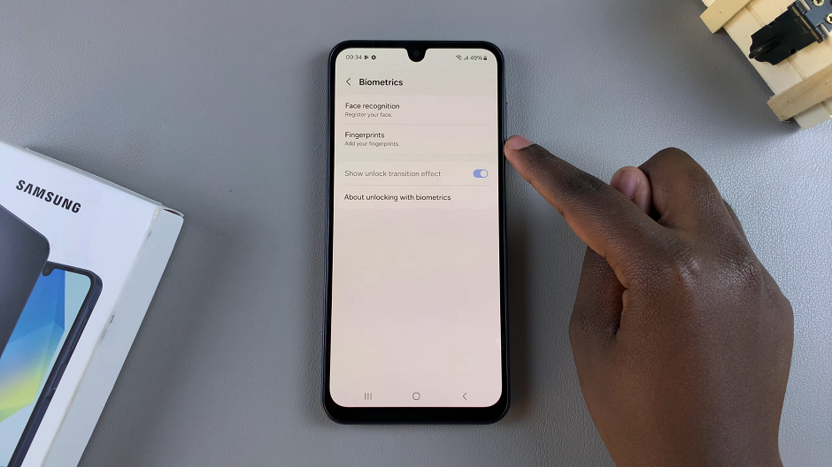 How To Set Up Fingerprint On Samsung Galaxy A16