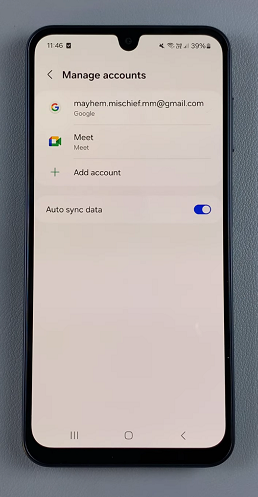 Google Account On Samsung Galaxy A16