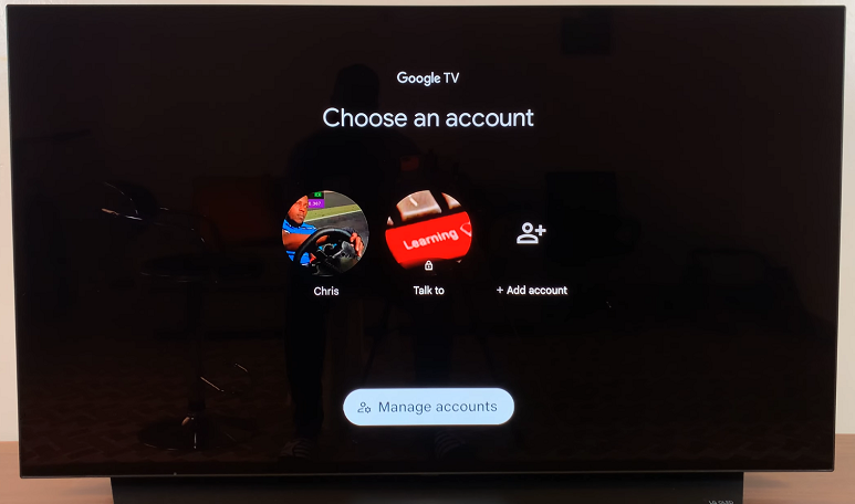 How To Manage Accounts On Google TV Streamer 4K