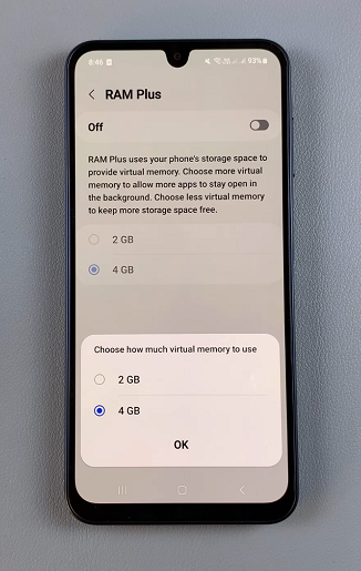 How To Enable RAM Plus On Samsung Galaxy A16