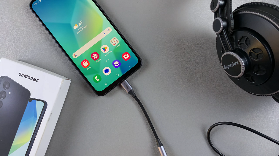 Connect 3.5mm Headphones To Samsung Galaxy A16