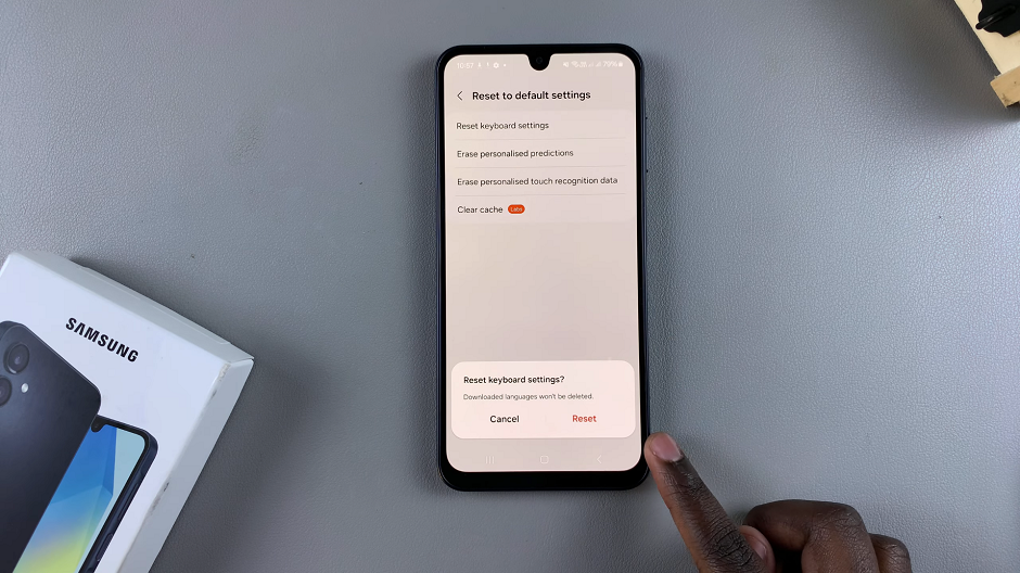 How To Reset Keyboard Settings On Samsung Galaxy A16