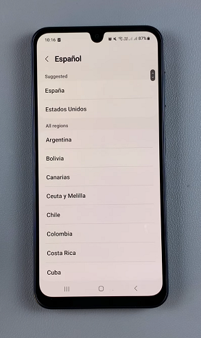 How To Change Language On Samsung Galaxy A16