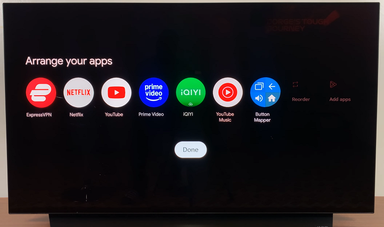 Organize Apps On Google TV Streamer 4K