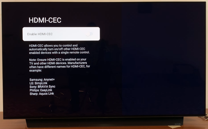 Turn HDMI CEC ON / OFF On Google TV Streamer