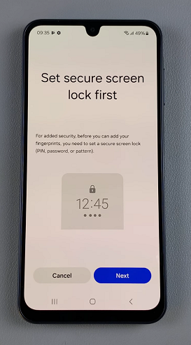 How To Secure Screen Lock On Galaxy A16