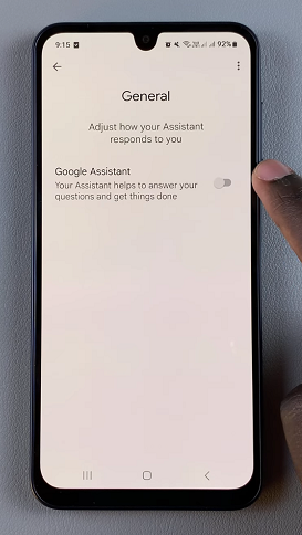 Turn On Google Assistant On Galaxy A16