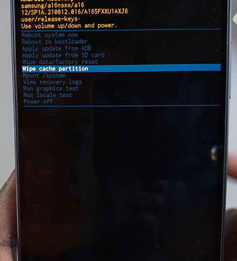 How To Wipe Cache Partition On Samsung Galaxy A16