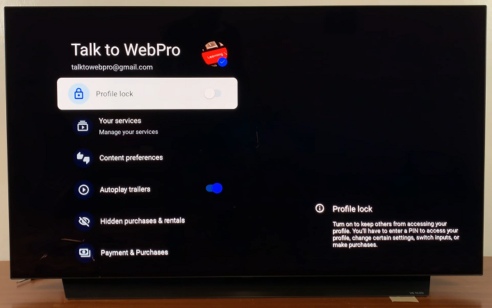 How To Lock Profile On Google TV Streamer 4K