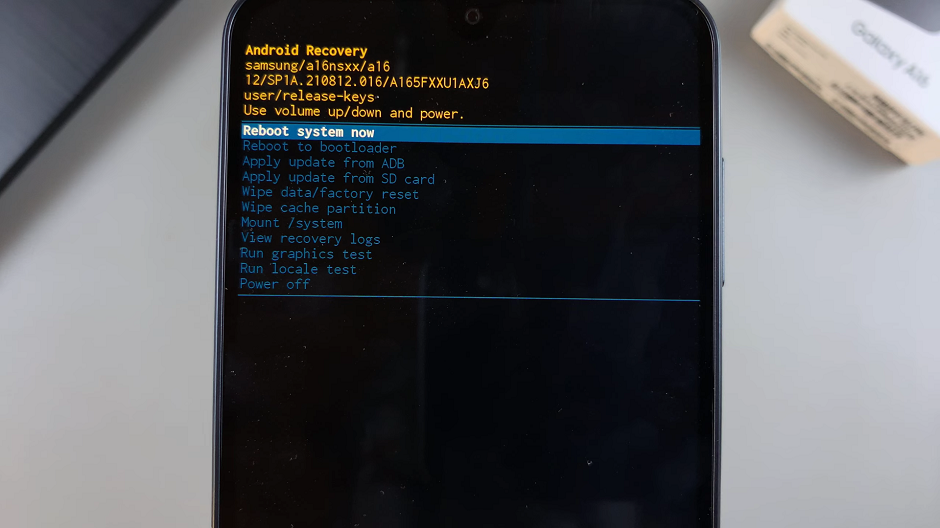 How To Exit Recovery Mode On Samsung Galaxy A16