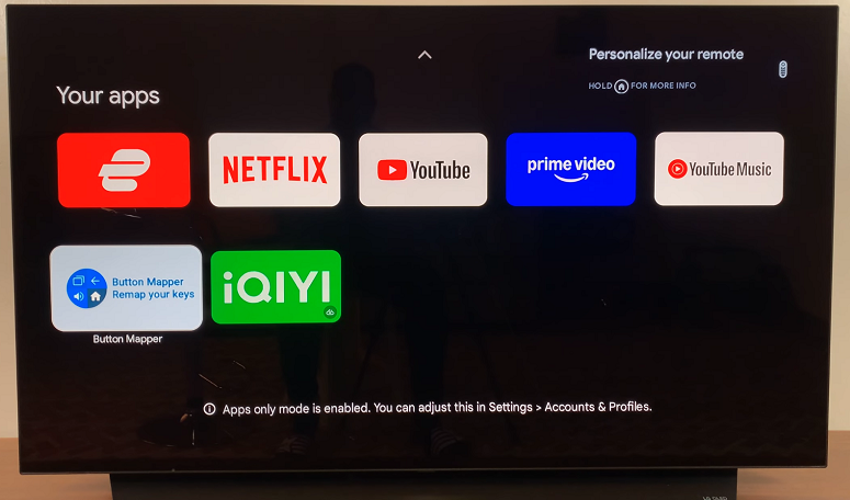 App Only Mode On Google TV Streamer 4K