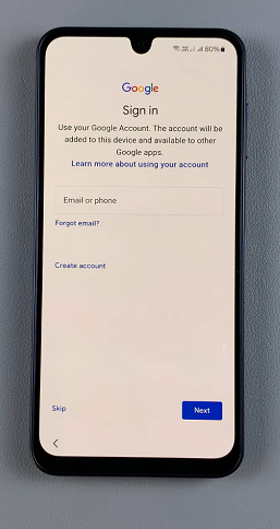 How To Sign In To Google Account After a Hard Reset On Samsung Galaxy A16