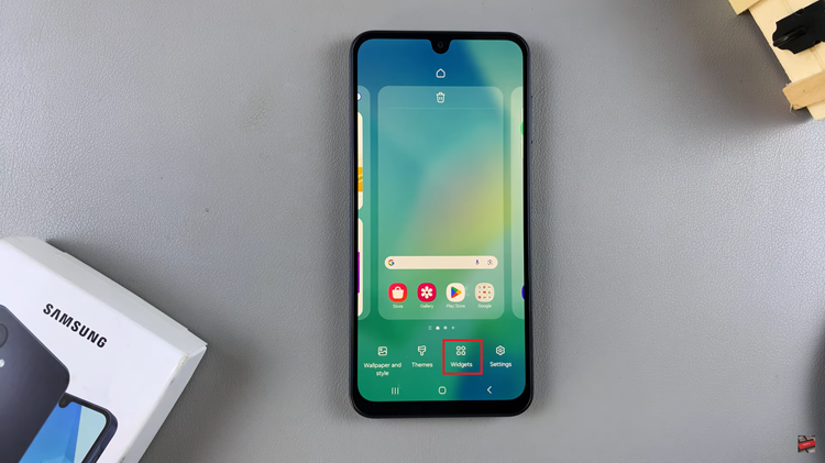 How To Add Weather Widget To Home Screen On Samsung Galaxy A16
