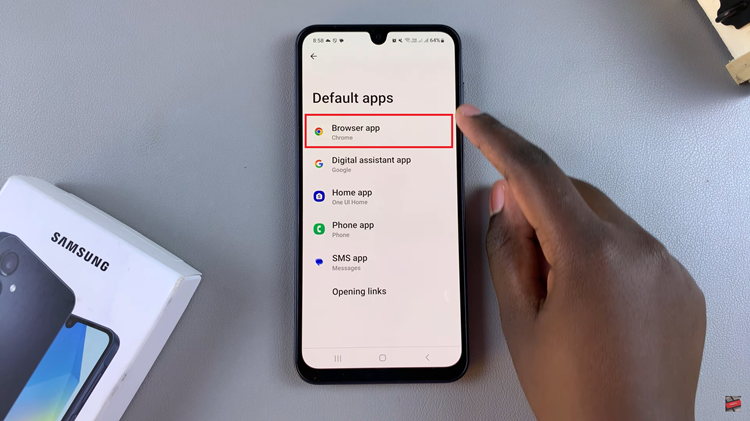 How To Change Default Browser App On Samsung Galaxy A16