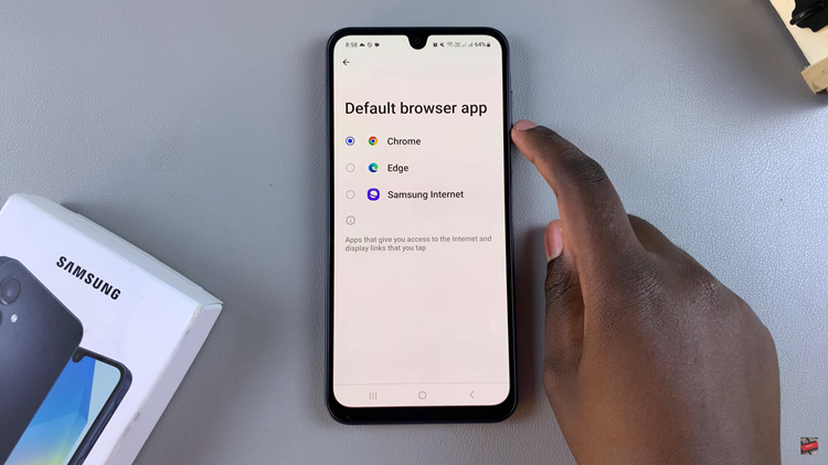 How To Change Default Browser App On Samsung Galaxy A16
