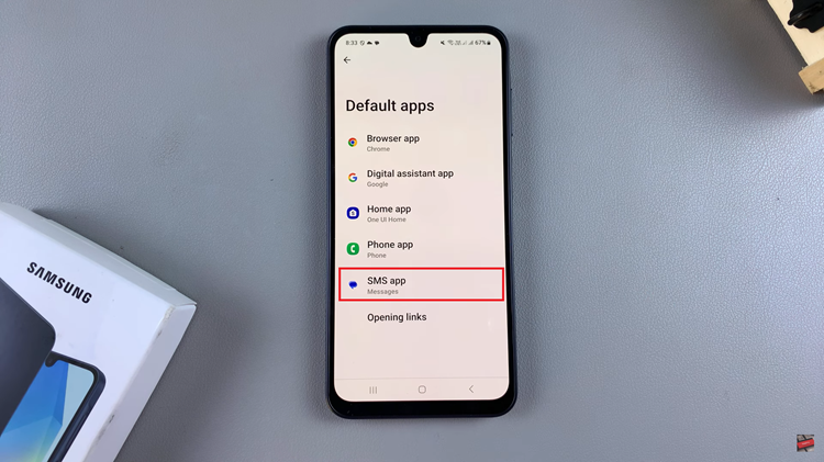 How To Change Default Messaging App On Samsung Galaxy A16