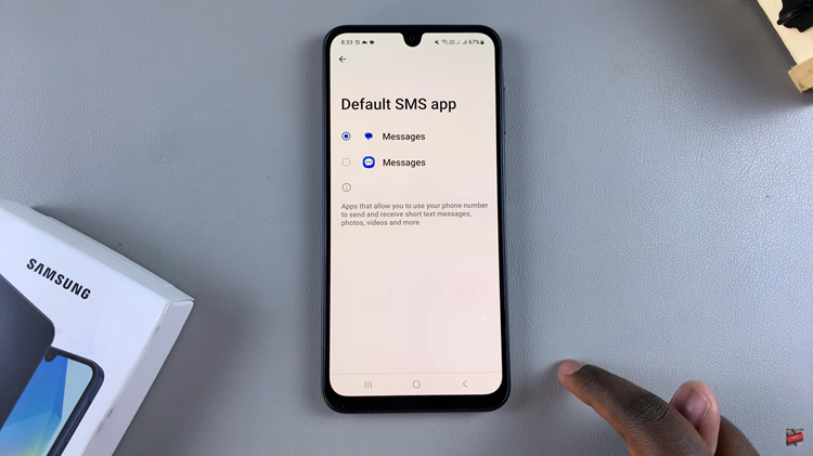 How To Change Default Messaging App On Samsung Galaxy A16