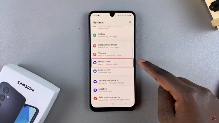 How To Change Home Screen Layout On Samsung Galaxy A16